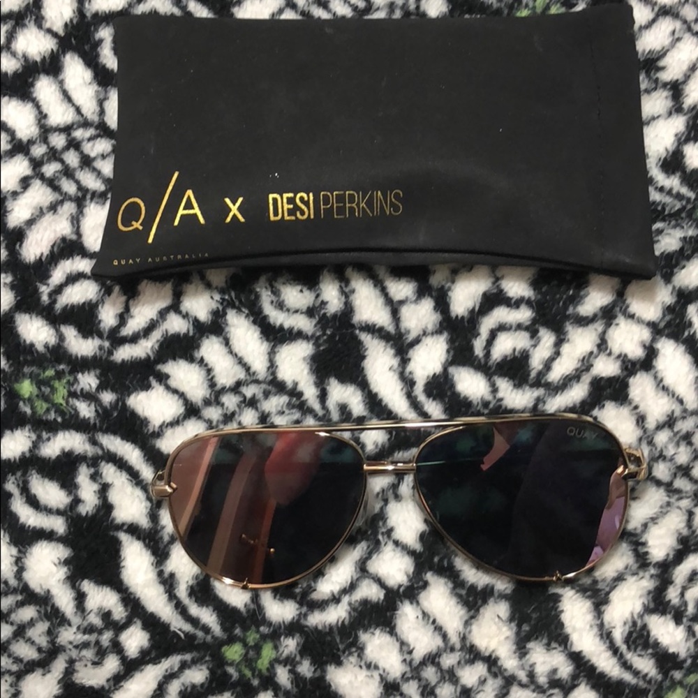 Gold quay desi high key sunglasses